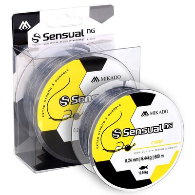 Żyłka MIKADO Sensual N.G Carp 0.33 mm / 600 m Transparentny