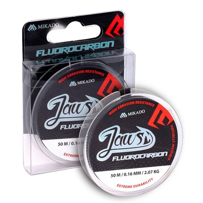 Żyłka MIKADO Fluorocarbon JAWS 0.25 mm / 50 m Transparentny