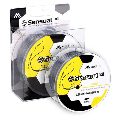 Żyłka MIKADO Sensual N.G Carp 0.45 mm / 600 m Transparentny