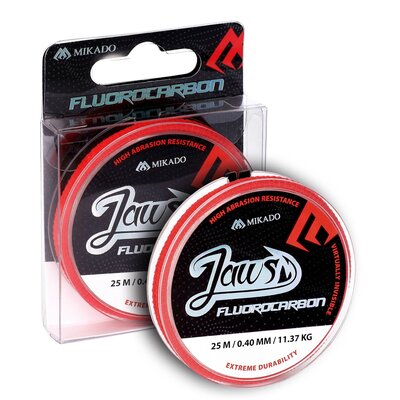 Żyłka MIKADO Fluorocarbon JAWS 0.35 mm / 25 m Transparentny