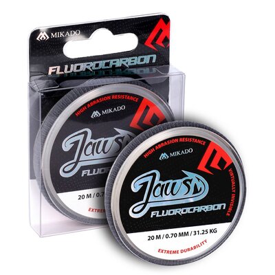 Żyłka MIKADO Fluorocarbon JAWS 0.70 mm / 20 m Transparentny