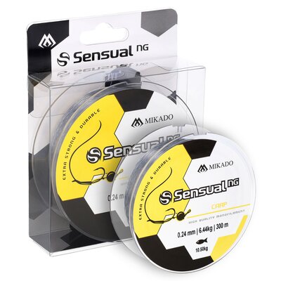 Żyłka MIKADO Sensual N.G Carp 0.38 mm / 300 m Transparentny