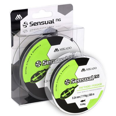 Żyłka MIKADO Sensual N.G Feeder 0.30 mm / 300 m Czarny
