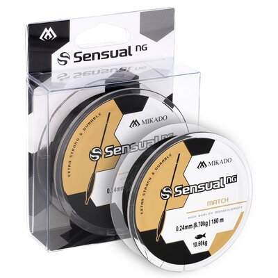 Żyłka MIKADO Sensual N.G Match 0.18 mm / 150 m Czarny