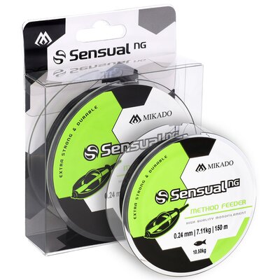 Żyłka MIKADO Sensual N.G Feeder 0.18 mm / 150 m Czarny