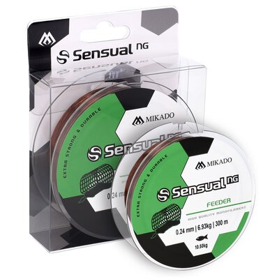 Żyłka MIKADO Sensual N.G Feeder 0.22 mm / 300 m Brązowy