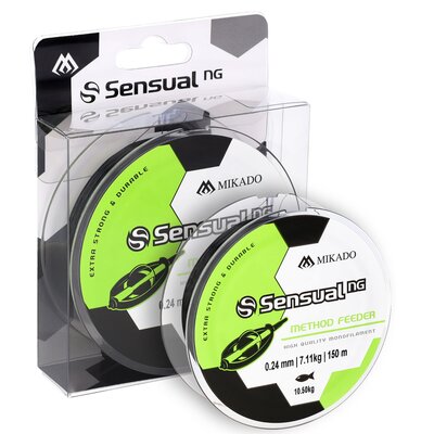 Żyłka MIKADO Sensual N.G Feeder 0.30 mm / 150 m Czarny