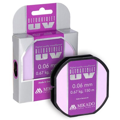 Żyłka MIKADO Ultraviolet 0.22 mm / 150 m Transparentny