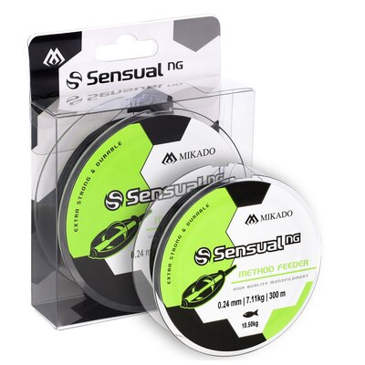 Żyłka MIKADO Sensual N.G Feeder 0.26 mm / 300 m Czarny