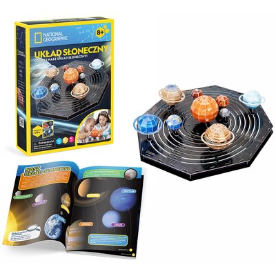 Puzzle 3D CUBIC FUN National Geographic Układ słoneczny 306-DS1087H (173 elementy)