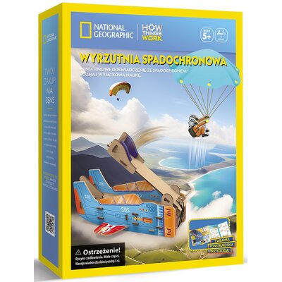 Puzzle 3D CUBIC FUN National Geographic Wyrzutnia spadochronowa 306-DS1120H (20 elementów)