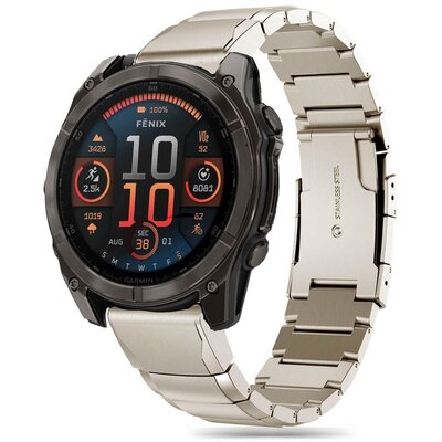 Pasek TECH-PROTECT Steelband do Garmin Fenix 5/6/6 Pro/7/E (47 mm) Tytanowy