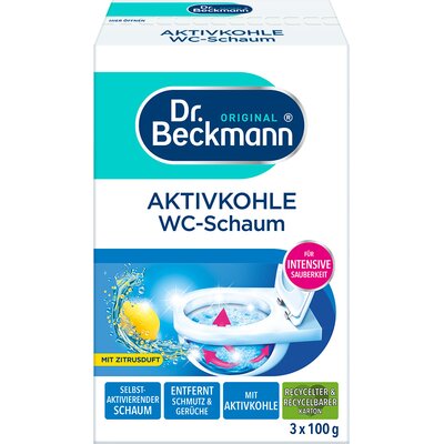 Pianka do wc DR BECKMANN z węglem aktywnym (3 x 100 g)