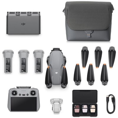 Dron DJI Air 3S Fly More Combo (DJI RC 2) Aparatura z ekranem, Czas lotu do 45 min.
