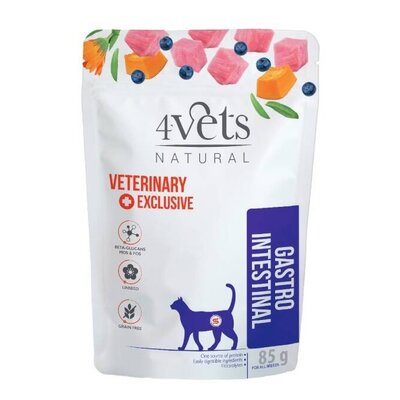 Karma dla kota 4VETS NATURAL Gastro Intestinal Indyk 85 g