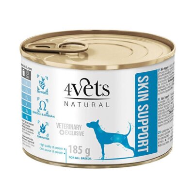 Karma dla psa 4VETS NATURAL Skin Support 185 g