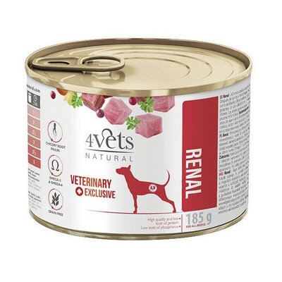 Karma dla psa 4VETS NATURAL Renal 185 g
