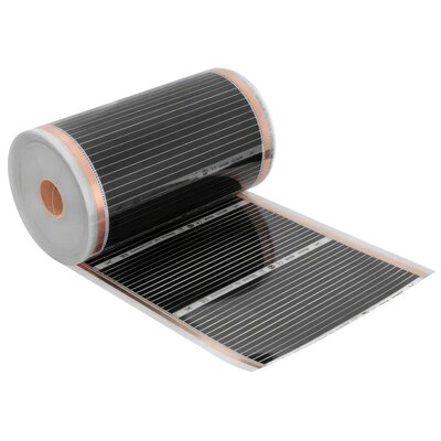 Folia grzewcza na podczerwień MISSION AIR 160 W/m² Black Silver PTC 0.3m² (1m x 30cm)