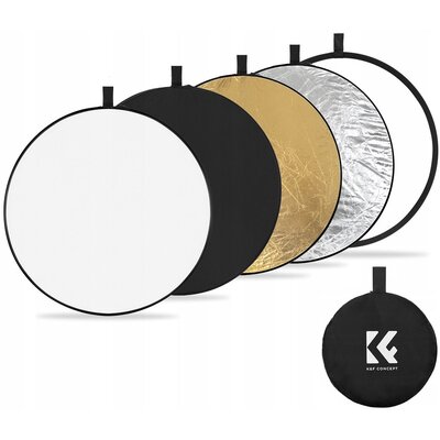 Blenda fotograficzna K&F CONCEPT KF18.0003, 5w1, okrągła 110 cm