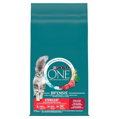 Karma dla kota PURINA ONE Sterilcat Wołowina z pszenicą 9.75 kg