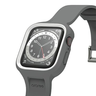 Etui ARAREE Duple Pro do Apple Watch 4/5/6/7/8/9/SE/SE 2 (40/41mm) Szary