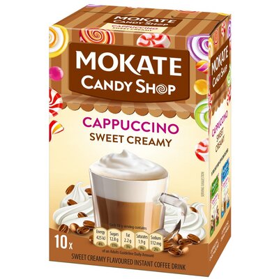 Kawa rozpuszczalna MOKATE Candy Shop Cappucino Sweet Creamy (10 szt.)