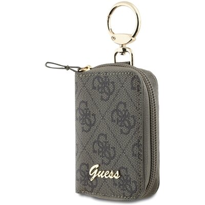 Etui GUESS 4G Triangle Saszetka na kabel Brązowy