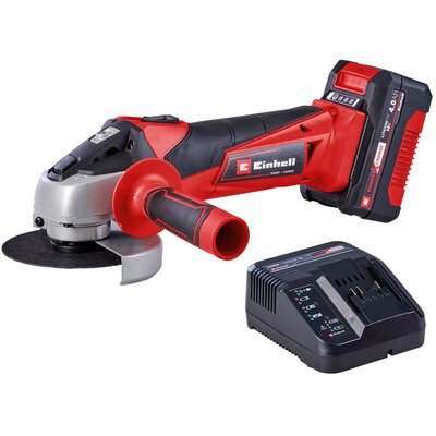 Szlifierka kątowa EINHELL TC-AG 18-115 Li + Akumulator EINHELL Power X-Change 4Ah 18 V + Ładowarka
