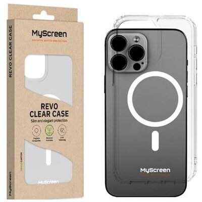 Etui MYSCREEN Revo Clear Case MagSafe do Apple iPhone 16 Pro Max Przezroczysty
