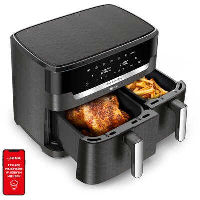 Air Fryer Frytkownica beztłuszczowa TEFAL Dual Easy Fry XXL EY942HE0 11l z podwójnym koszem