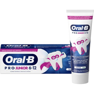 Pasta do zębów ORAL-B Pro Junior 75 ml (Dla Dzieci 6-12 lat)