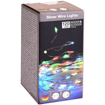 Lampki drucik CHRISTMAS DECORATION 120 LED Multicolor Sieciowe