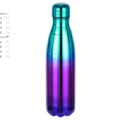 Butelka termiczna SMILE Metallic 500ml Niebiesko-Różowy