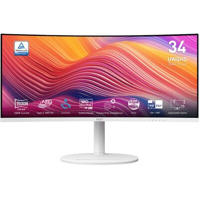 Monitor MSI Modern MD342CQPW 34" 3440x1440px 120Hz 1 ms [MPRT] Curved