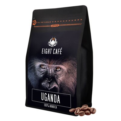 Kawa ziarnista EIGHT CAFE Arabica Uganda 1kg (Rzemieślnicza)