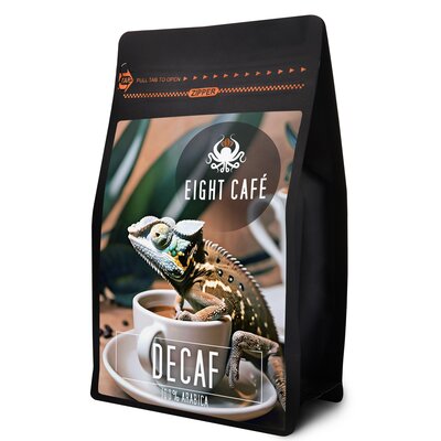 Kawa ziarnista EIGHT CAFE Decaf Arabica 1kg (Rzemieślnicza)
