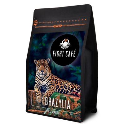 Kawa ziarnista EIGHT CAFE Brazylia Arabica 1kg (Rzemieślnicza)