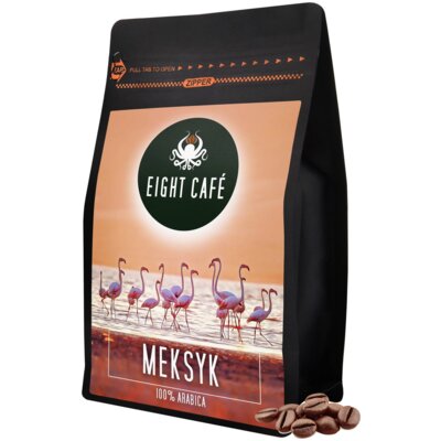 Kawa ziarnista EIGHT CAFE Arabica Meksyk 1kg (Rzemieślnicza)