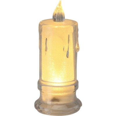 Świeca dekoracyjna CHRISTMAS DECORATION 809511 LED Transparentny