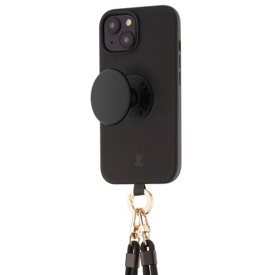 Etui JUST ELEGANCE PopGrip do Apple iPhone 15 Czarny