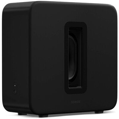 Subwoofer SONOS Sub 4 Czarny, Aktywny, Bezprzewodowy, Podwójne 5x8" Przetworniki Basowe, Trueplay, Wi-Fi, Aplikacja Sonos, Korektor EQ