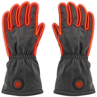 Podgrzewane rękawiczki GLOVII GI2B (rozmiar L) Czarny