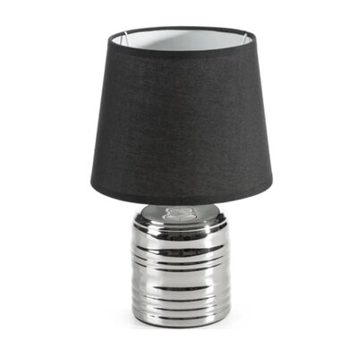 Lampka stołowa EUROFIRANY Amela 461266 Czarno-srebrny