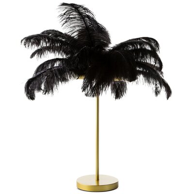 Lampka stołowa EUROFIRANY Feri 432984 Czarno-złoty