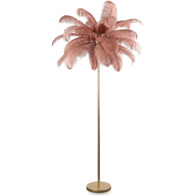 Lampa podłogowa EUROFIRANY Feri 458944 Pudrowy róż