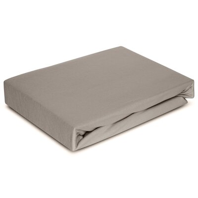 Prześcieradło EUROFIRANY Design 91 Soft z gumką 180 x 200 cm Jasnoszary