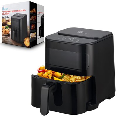 Air Fryer Frytkownica beztłuszczowa EXTRALINK SJ-520 5.2l 7 automatycznych programów