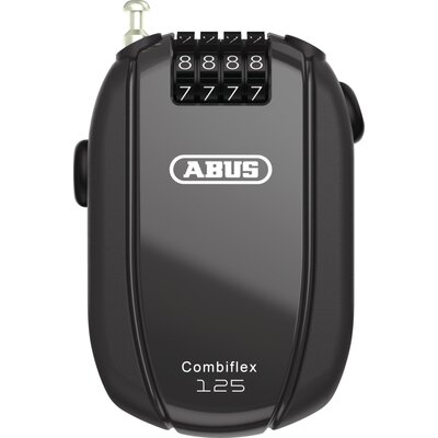 Zapięcie rowerowe ABUS Combiflex Trip 125 Linka Czarny