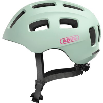 Kask rowerowy ABUS Youn-I 2.0 Turkusowy dla Dzieci z lampką (rozmiar S)