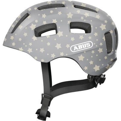 Kask rowerowy ABUS Youn-I 2.0 Szary dla Dzieci z lampką (rozmiar S)